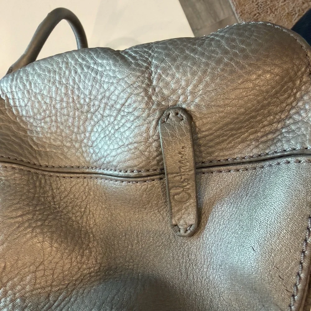 Cole Haan Pebble Leather Shoulder Bag in Grey